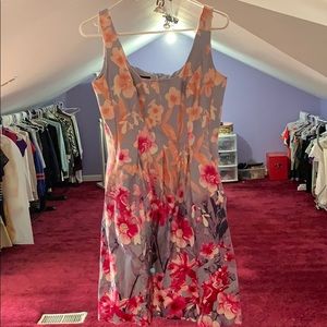 Nine West A Line, Floral Dress, with Pockets